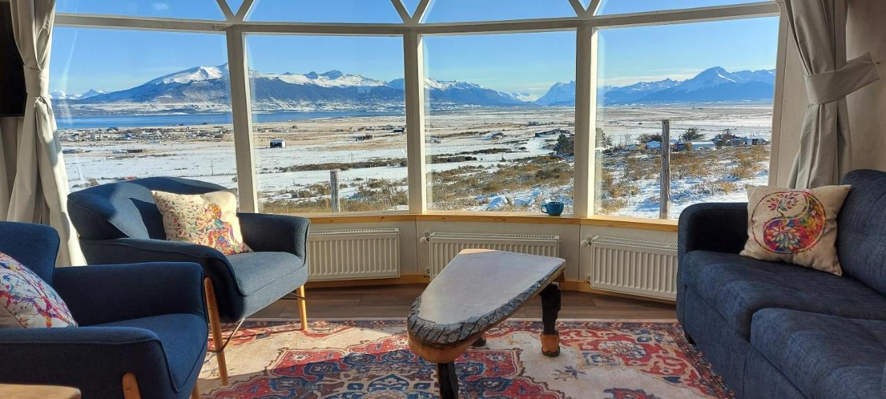Dome With Stunning Glacier & Mountain Views ปวยร์โตนาตาเลส ภายนอก รูปภาพ